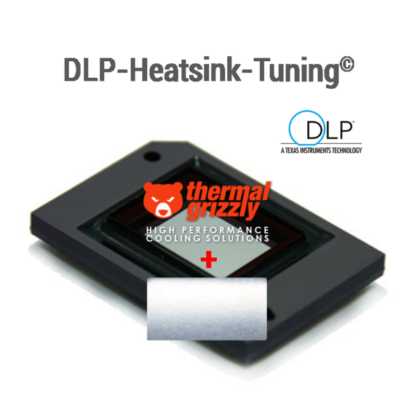 Verlängere die Lebenserwartung deines Beamer durch unser DLP-Heatsink-Tuning©, welches die Laufzeit des thermisch stark belasteten DMD-Chips in DLP-Beamern verlängert. Veringere das Risiko von störenden Pixelfehlern und den damit verbundenen hohen Reparturkosten und Ausfallzeiten.